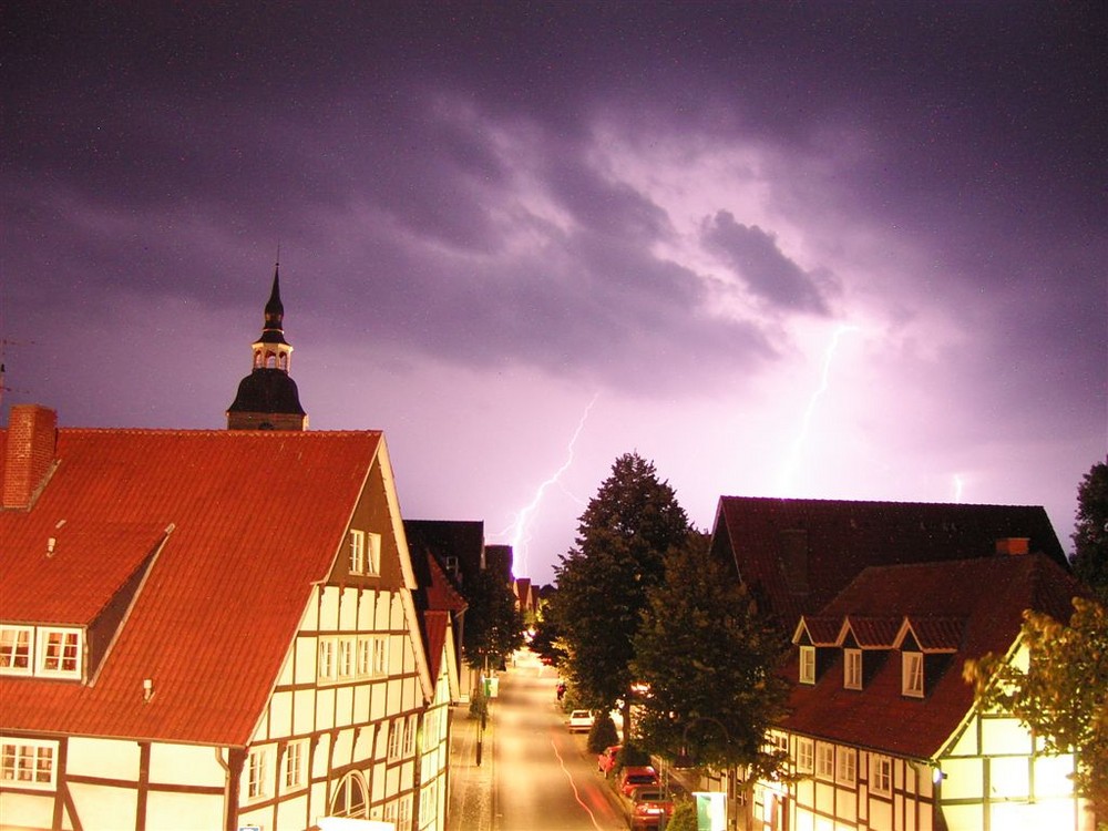 Gewitter in Wiedenbrück