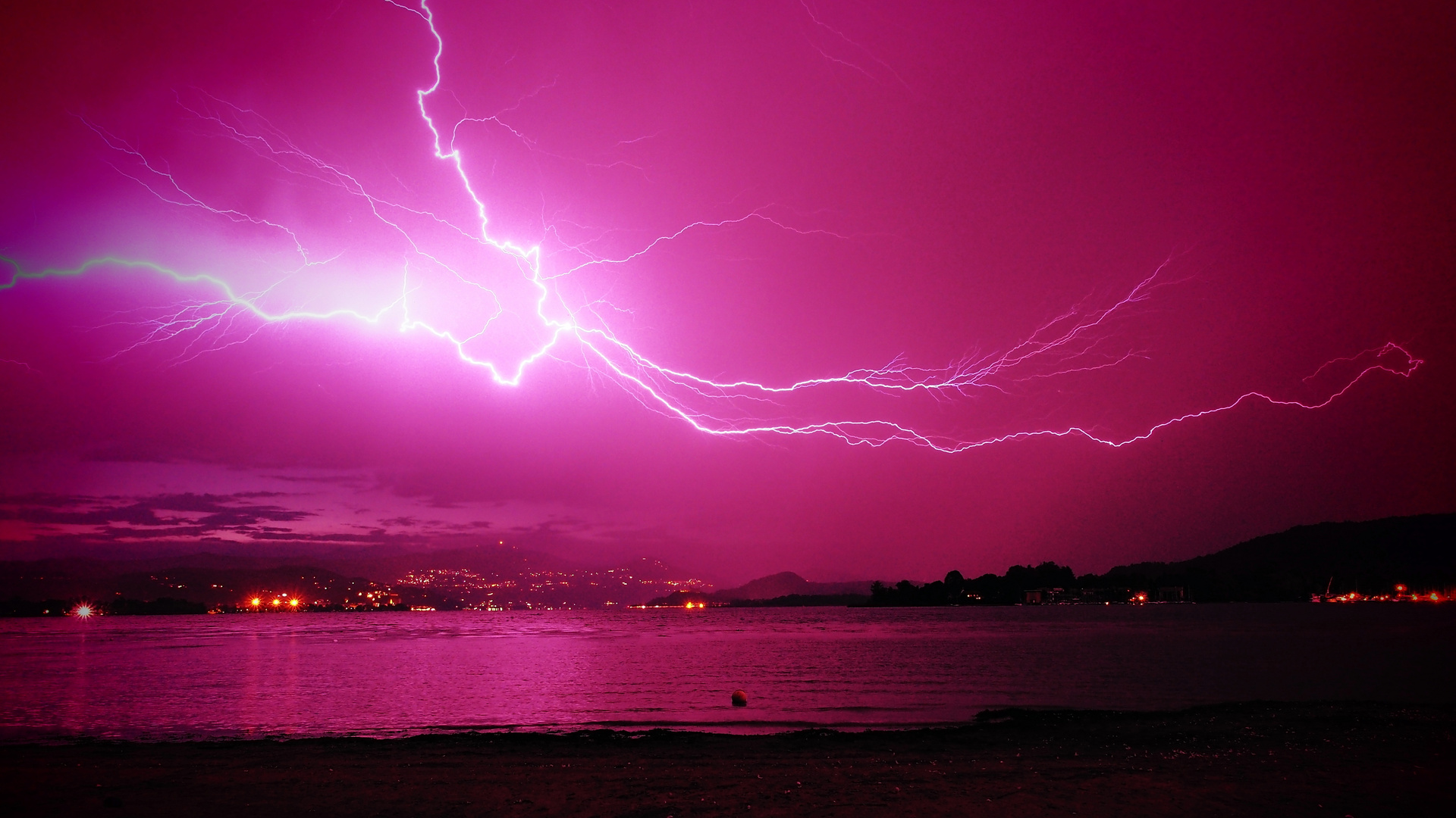 Gewitter Lago Maggiore 2016 