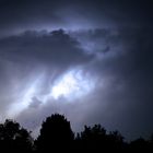 Gewitter mit Blitz