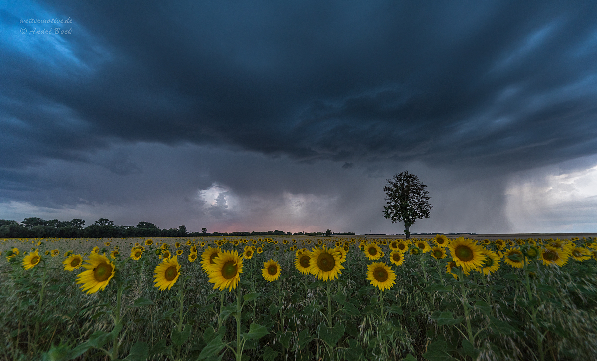 Gewitter mit vielen Sonnen