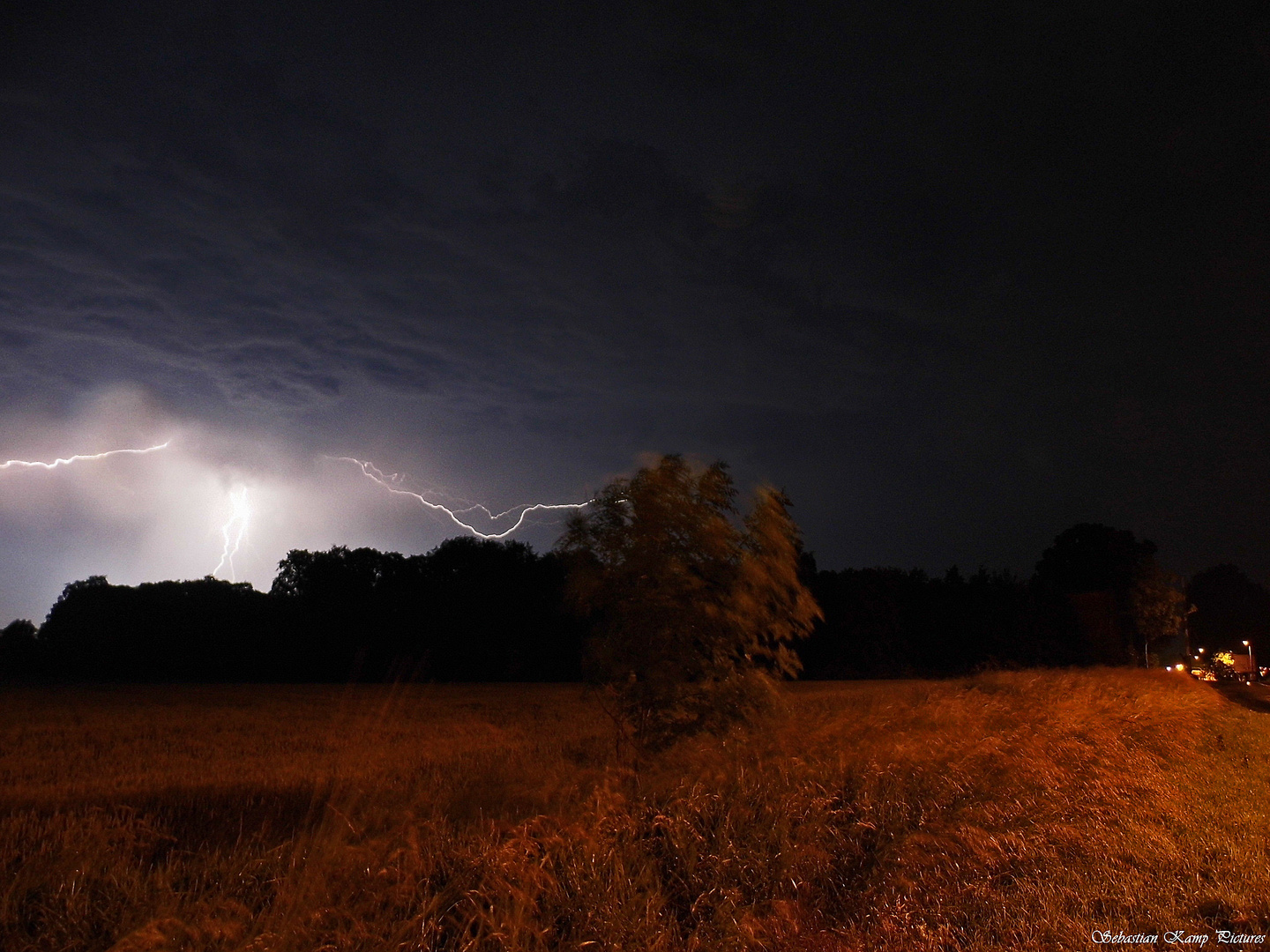 Gewitter Nacht in Prenzlau