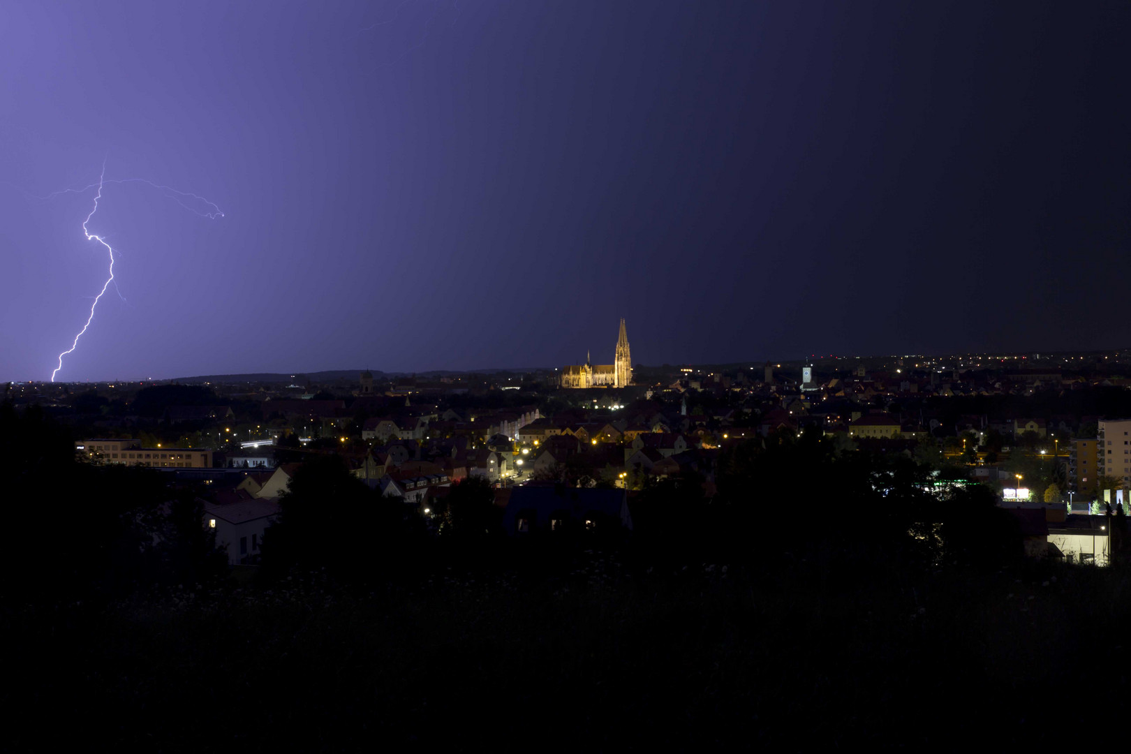 Gewitter Regensburg Foto & Bild gewitterfotos, wetter, moment Bilder