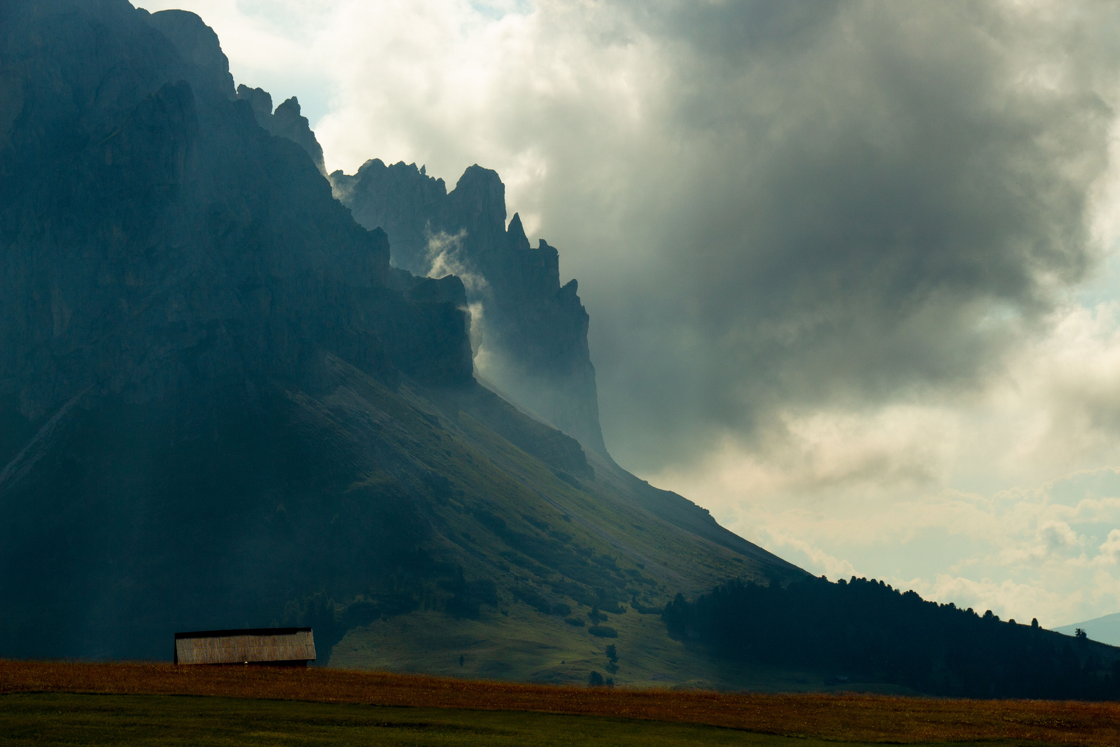 Gewitter Stimmung über der Alm....