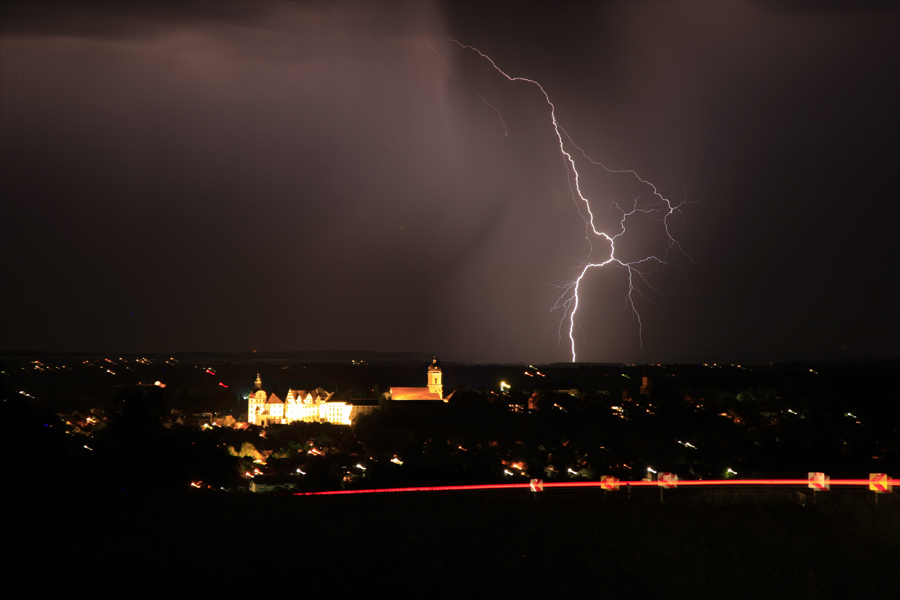 Gewitter südlich von Neuburg