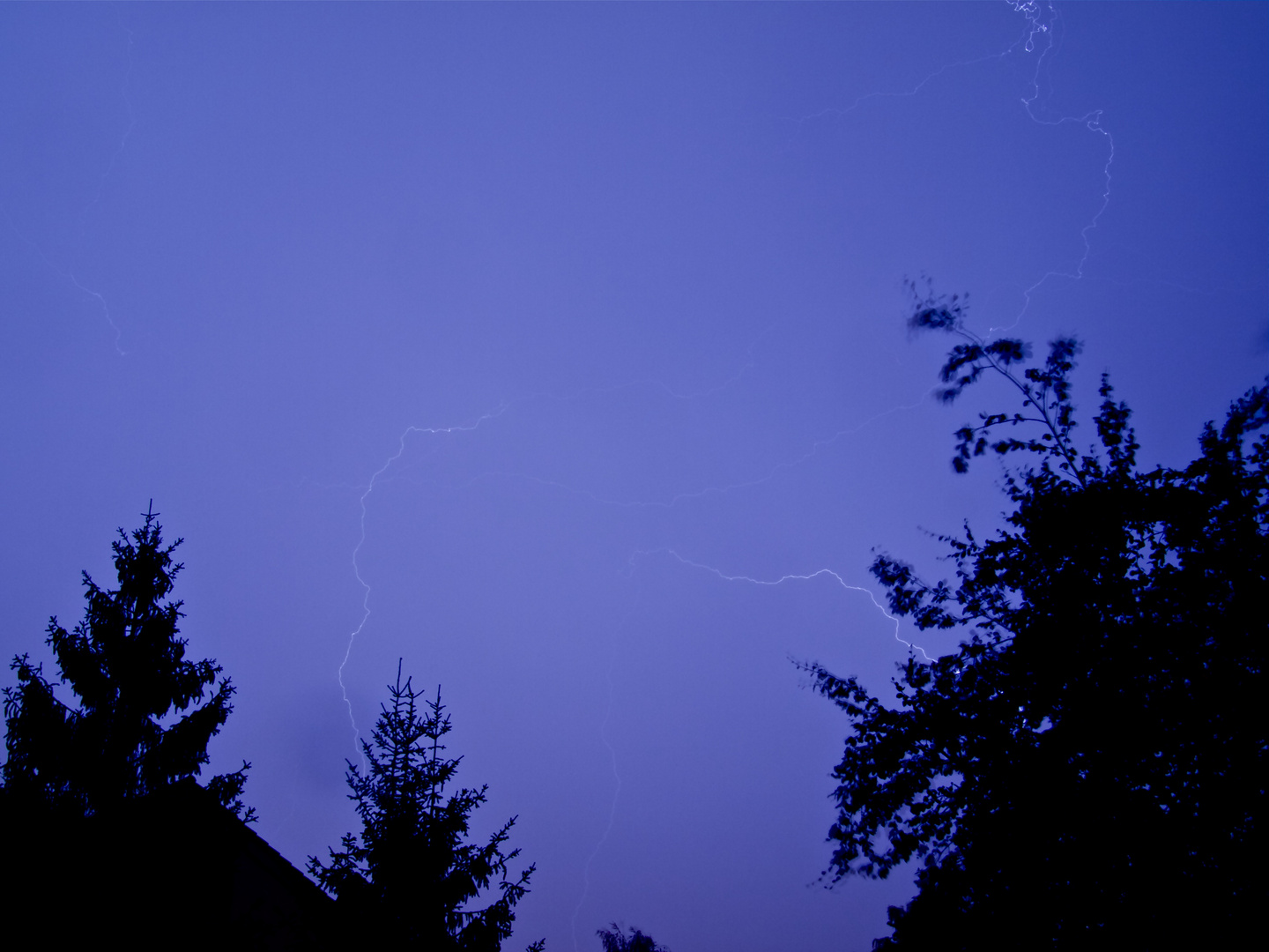 Gewitter über Aachen