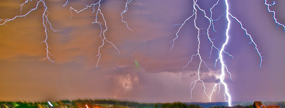 Gewitter über Aichwald