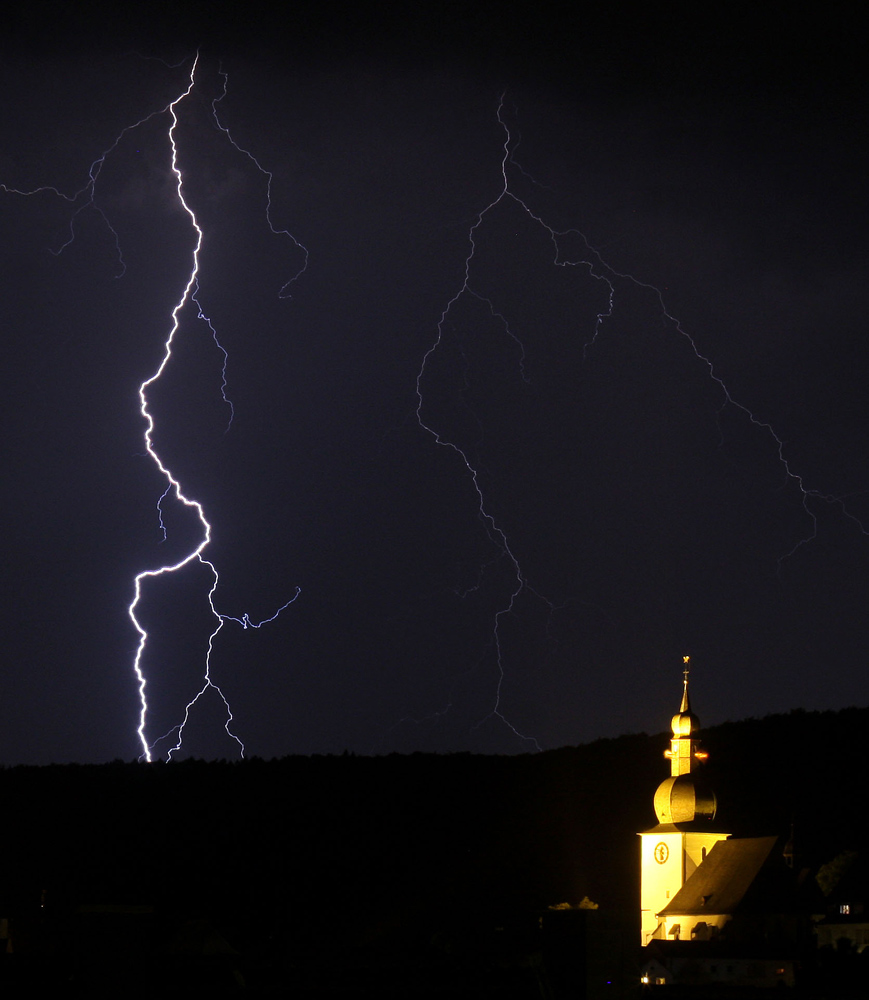 Gewitter über Arnsberg