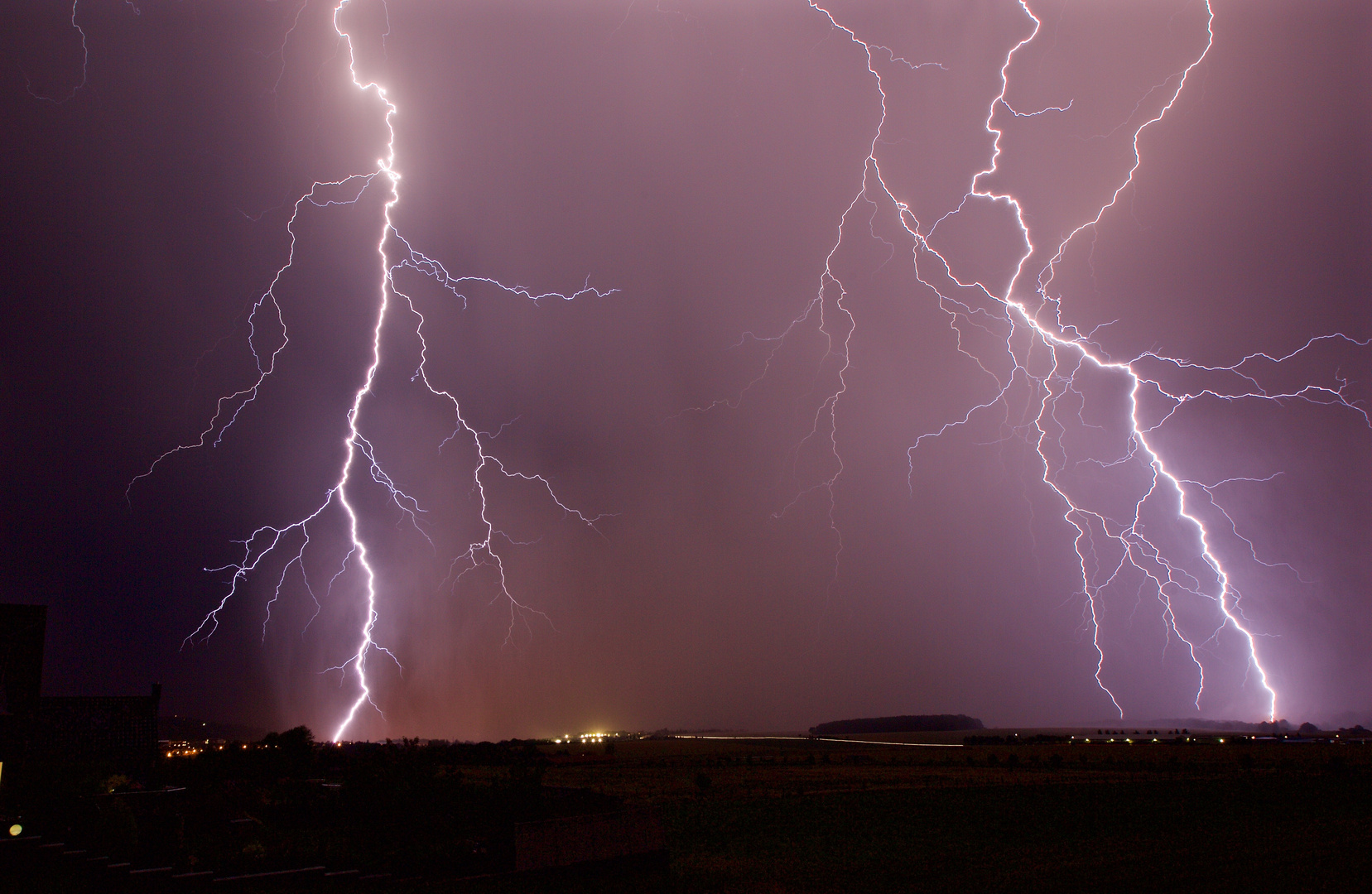 Gewitter über Arnstadt