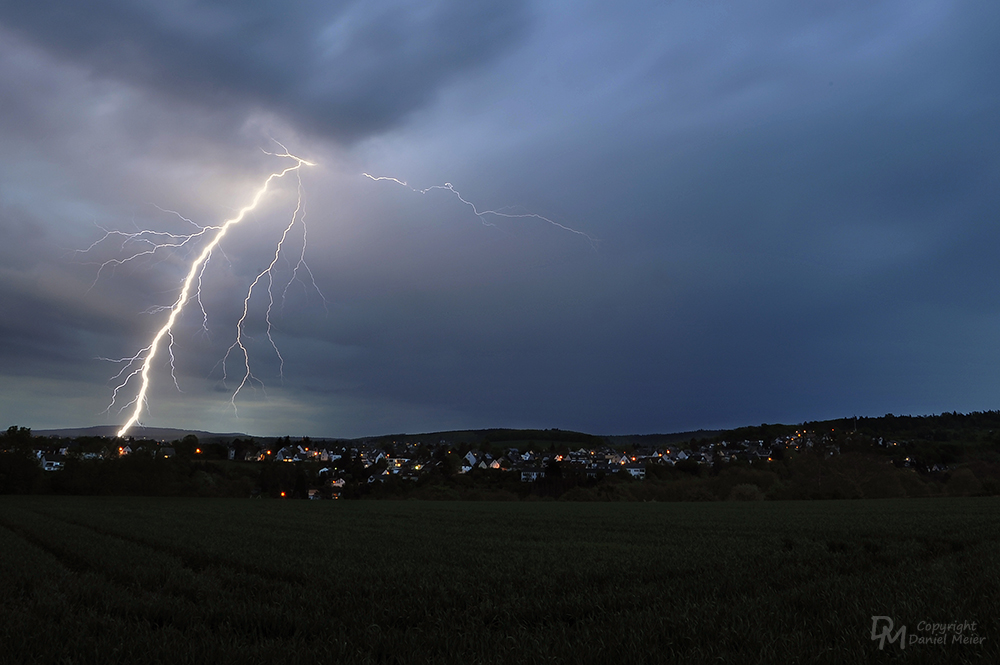 Gewitter über Arzheim