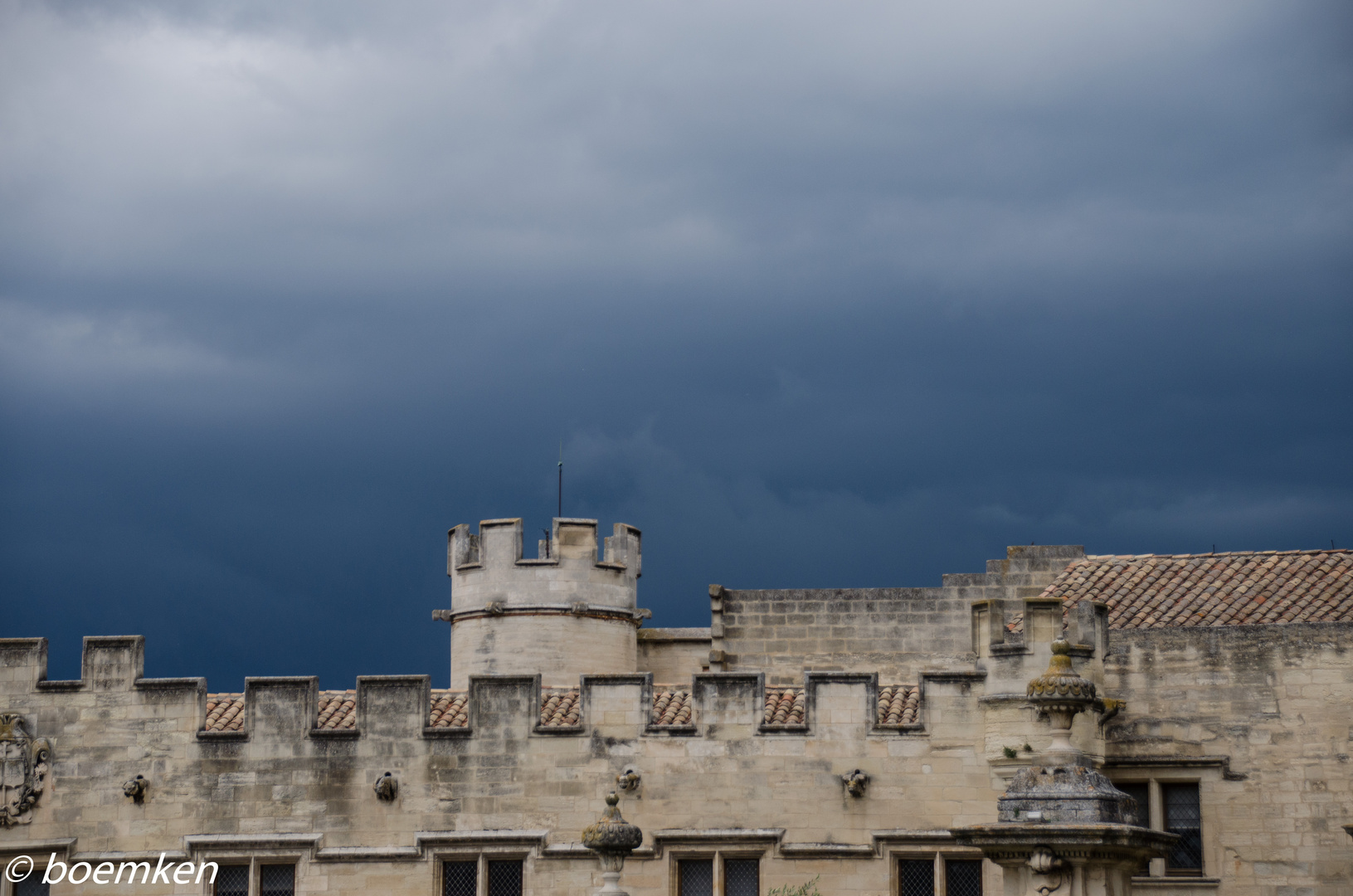 Gewitter über Avignon