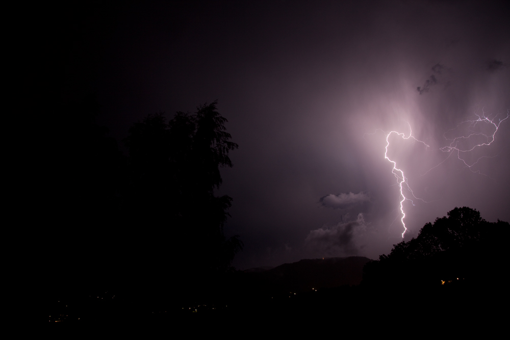 Gewitter über Bad Lauterberg......