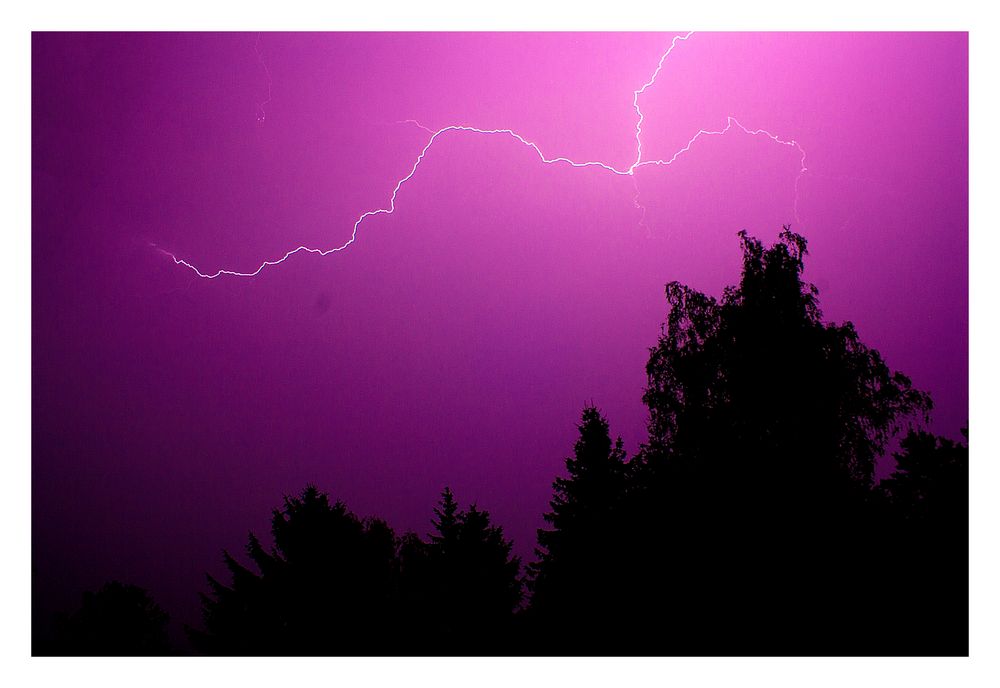 Gewitter über Bad Lauterberg III