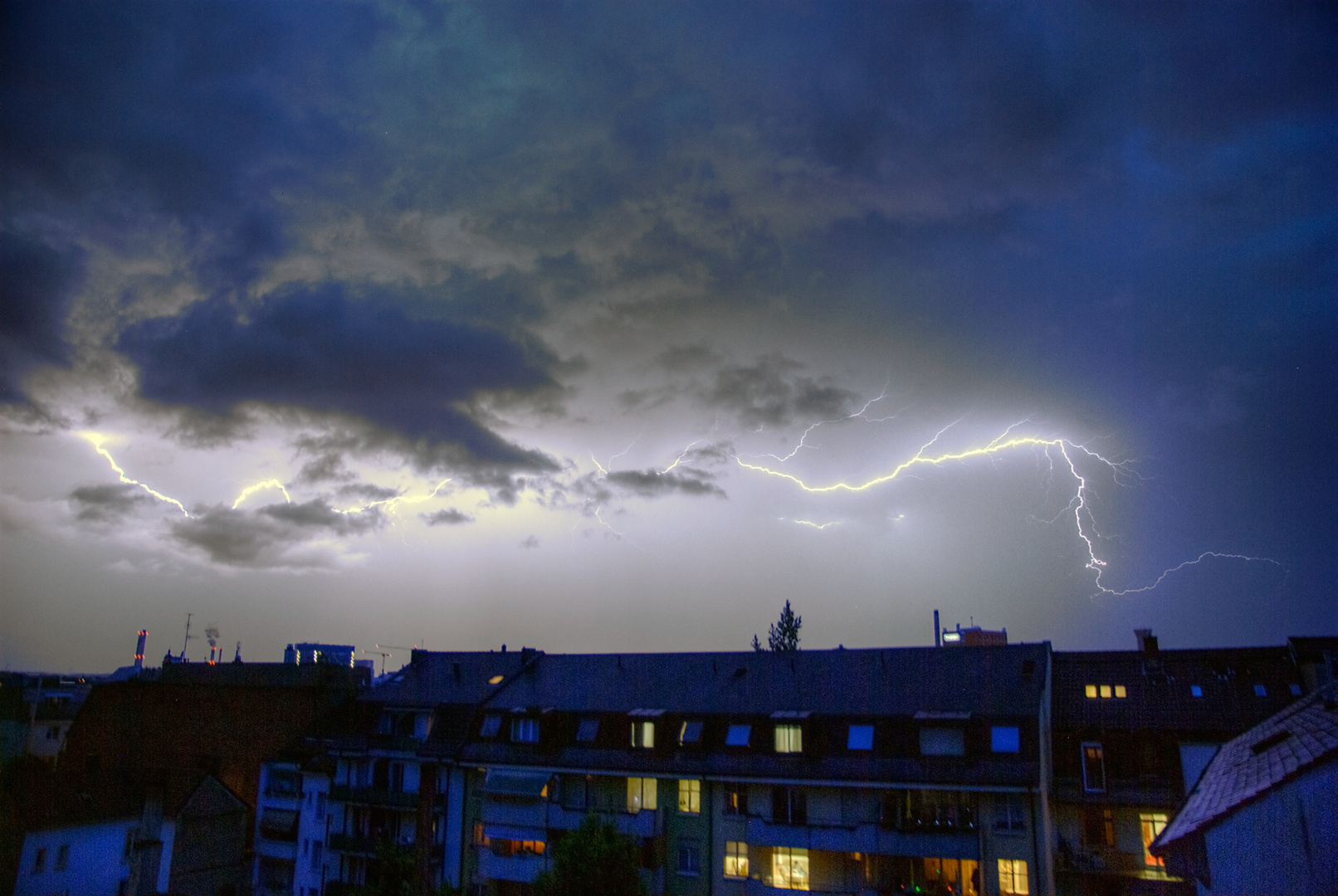 Gewitter über Basel