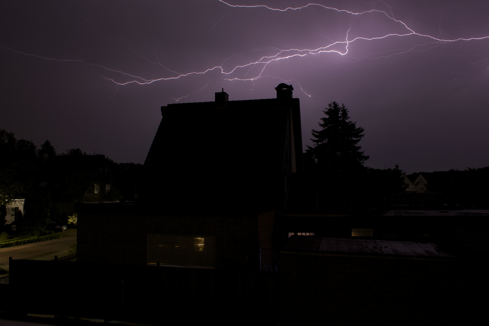 Gewitter über Bergkamen am 09.06.14