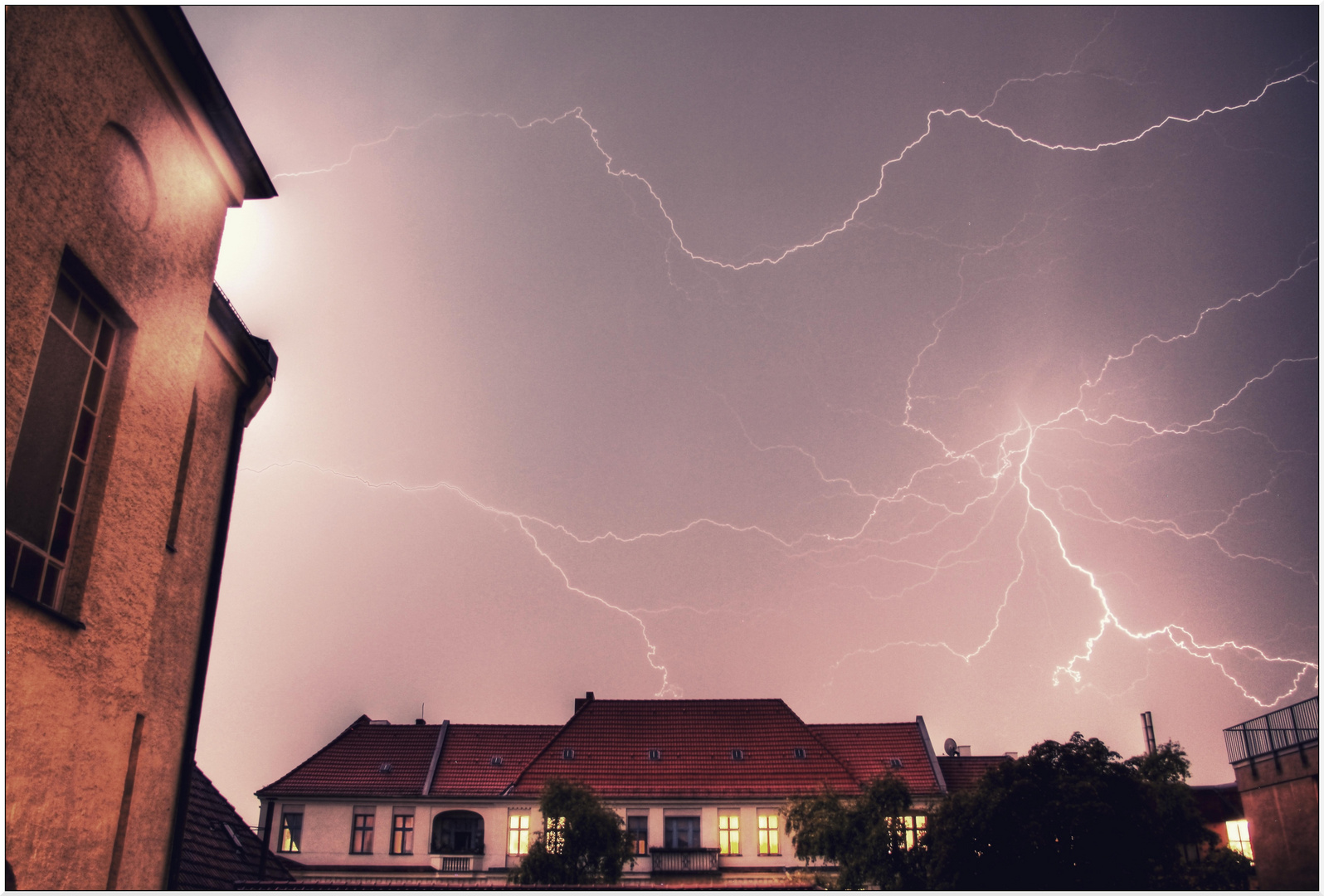 Gewitter über Berlin