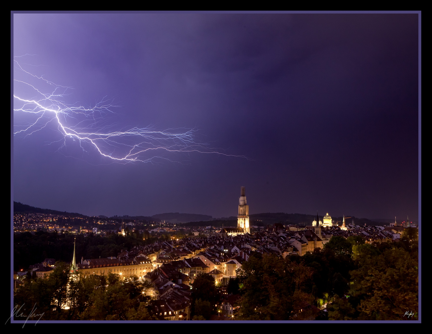 Gewitter über Bern
