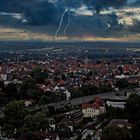 Gewitter über Bielefeld