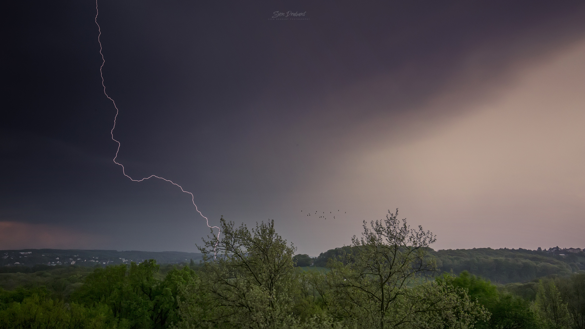 Gewitter über Bochum