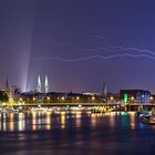 Gewitter über Bremen