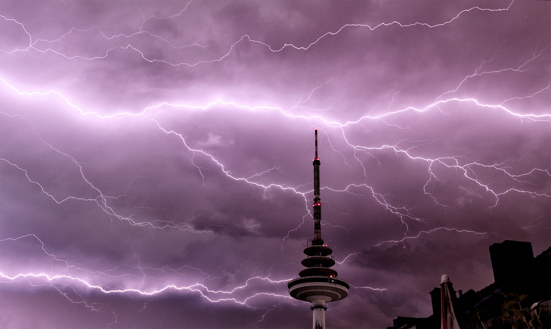 Gewitter über Bremen-Walle