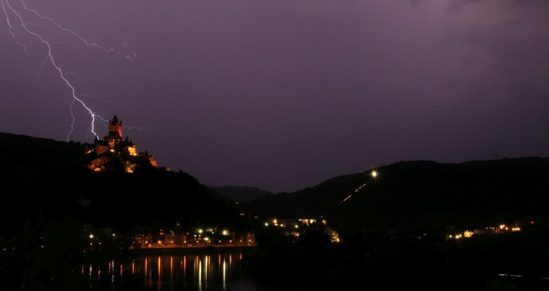 Gewitter über Cochem