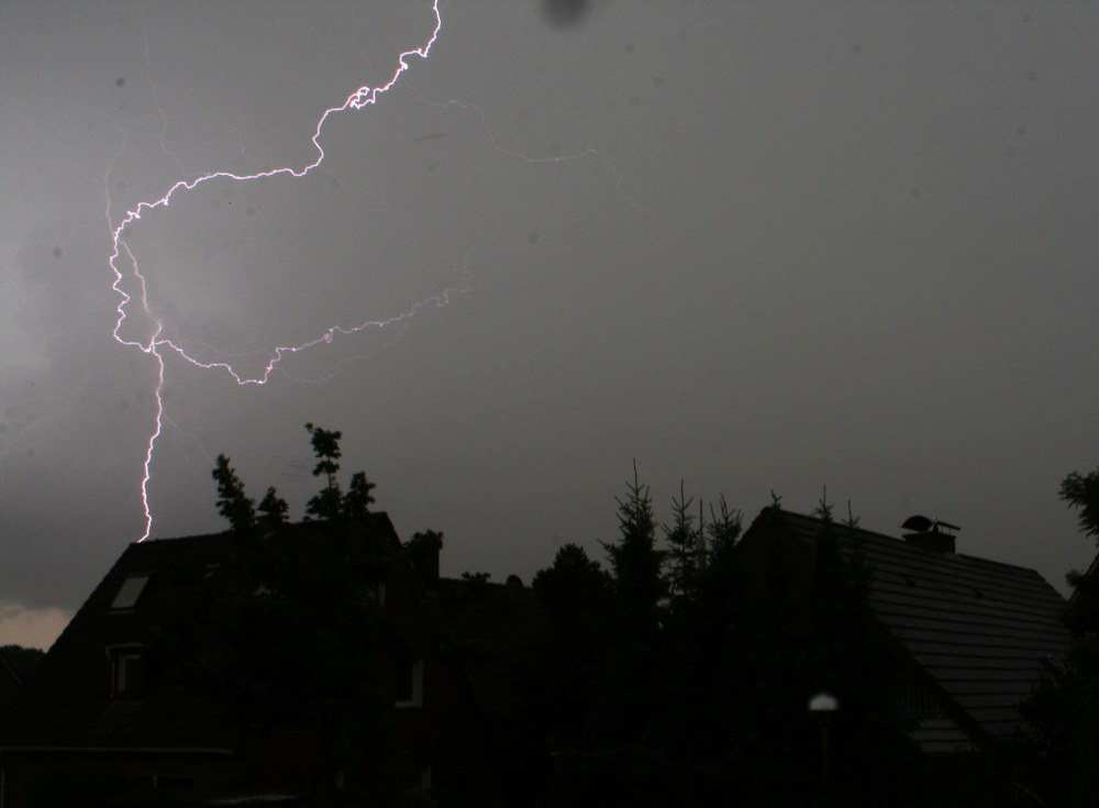 Gewitter über Coesfeld