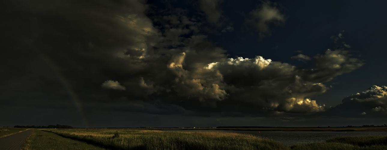 Gewitter über dem Barther Bodden