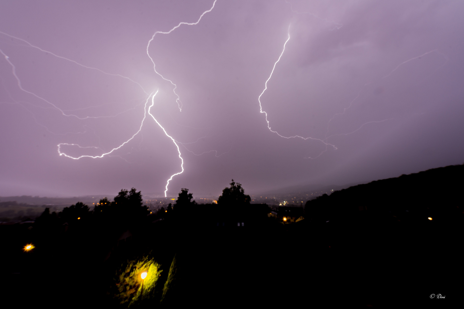 Gewitter über dem Birseck