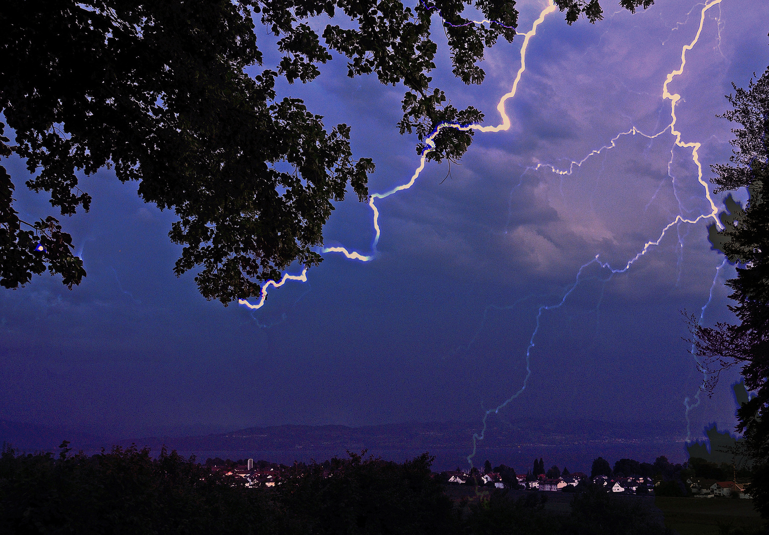 Gewitter über dem Bodensee