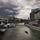 Gewitter über dem Donaukanal
