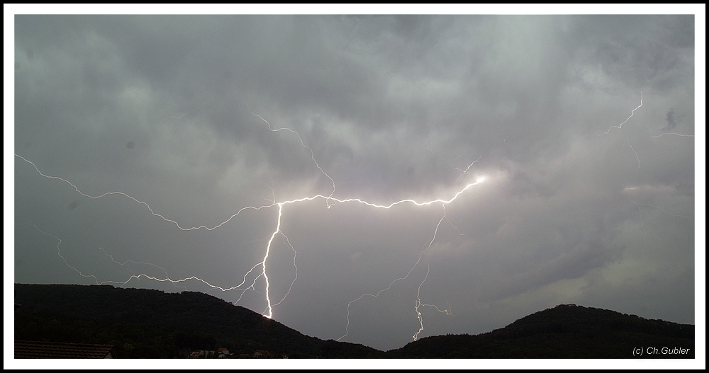 Gewitter über dem Engelberg