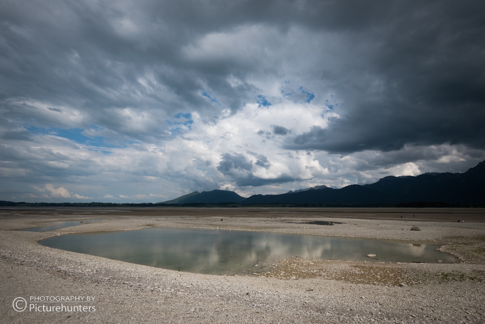 Gewitter über dem Forggensee