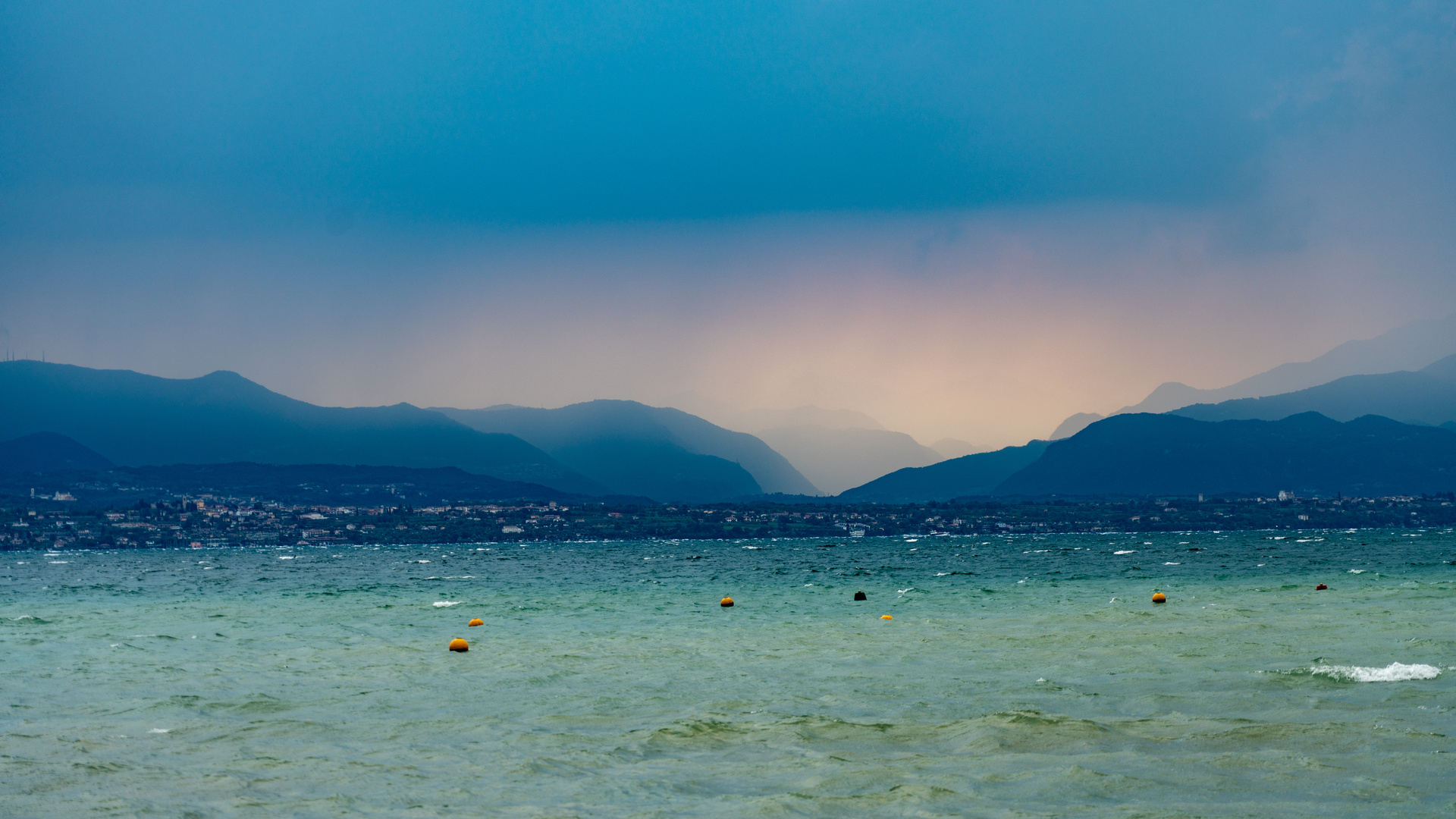 Gewitter über dem Gardasee