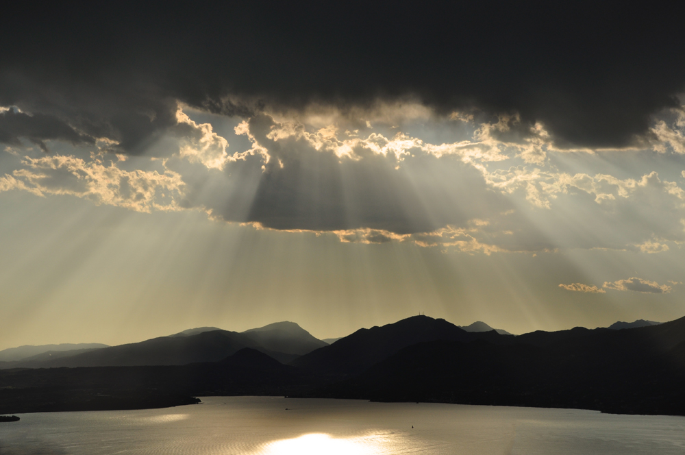 Gewitter über dem Gardasee