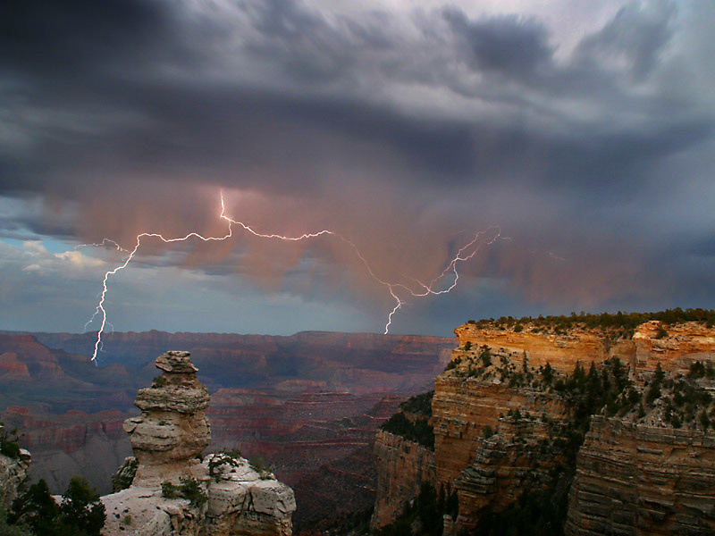 Gewitter über dem Grand Canyon