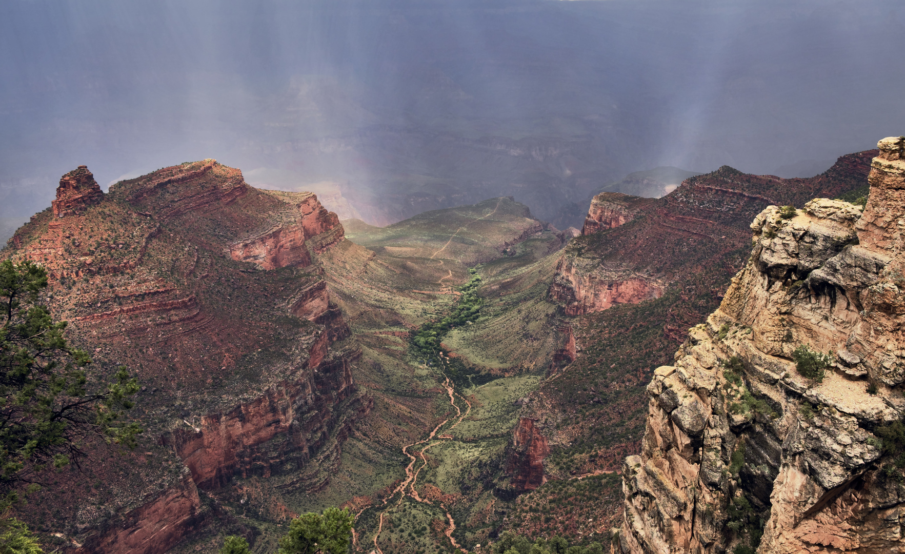 Gewitter über dem Grand Canyon