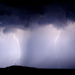 Gewitter über dem Köterberg