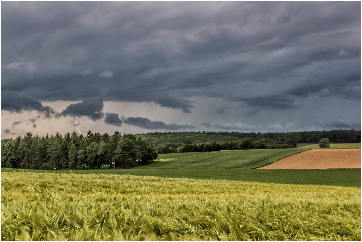 Gewitter über dem Kraichgau