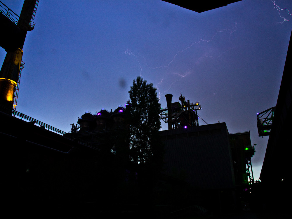 Gewitter über dem Landschaftspark