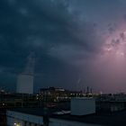 Gewitter über dem Leuna-Werk