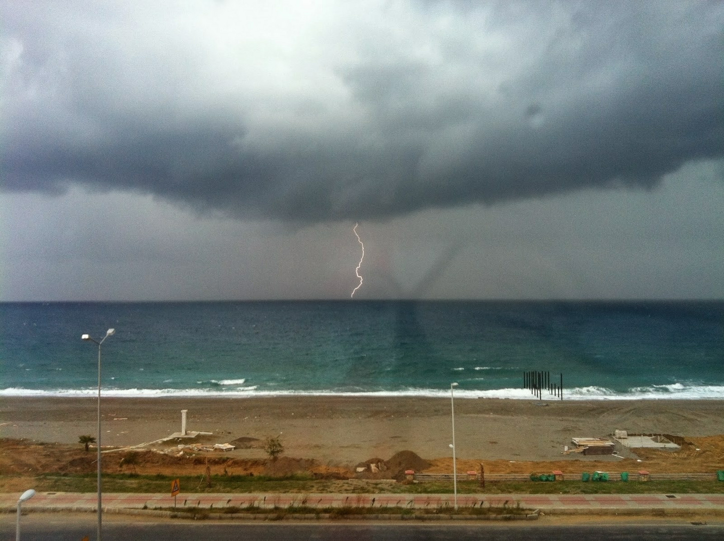 Gewitter über dem Mittelmeer