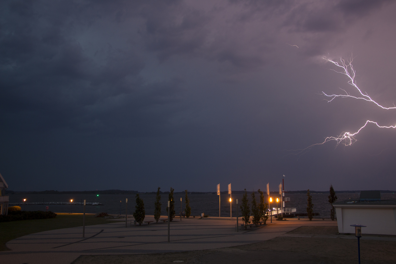 Gewitter über dem Müritzsee