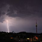 Gewitter über dem Olympiaberg