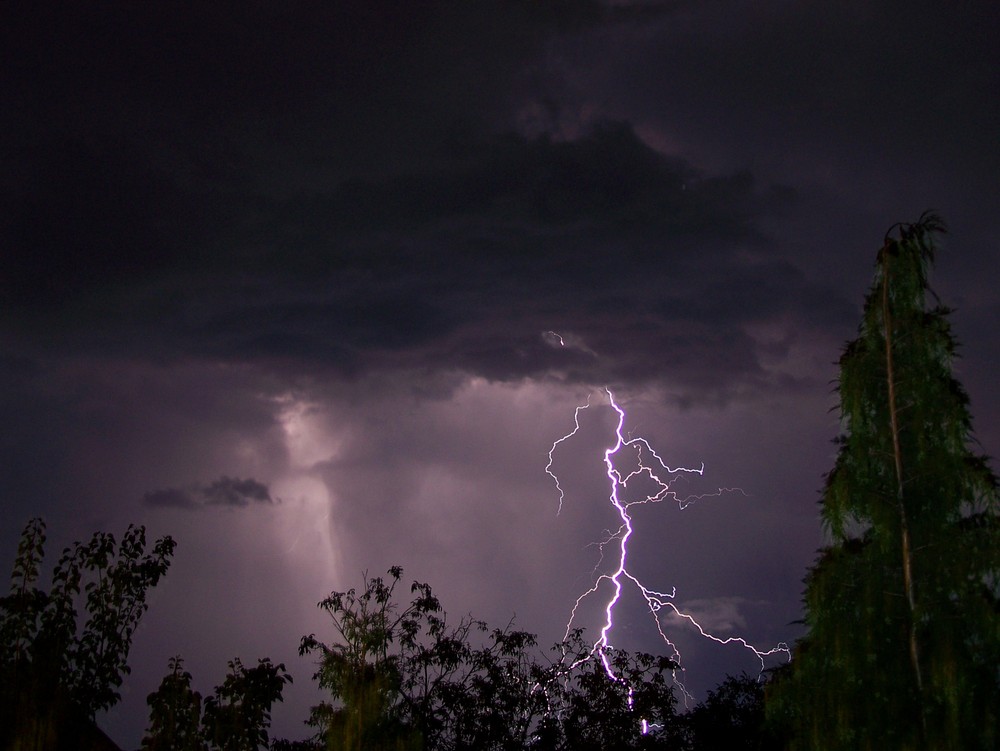 Gewitter über dem Plattensee