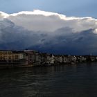 Gewitter über dem Rhein