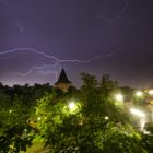 Gewitter über dem Schleyerturm