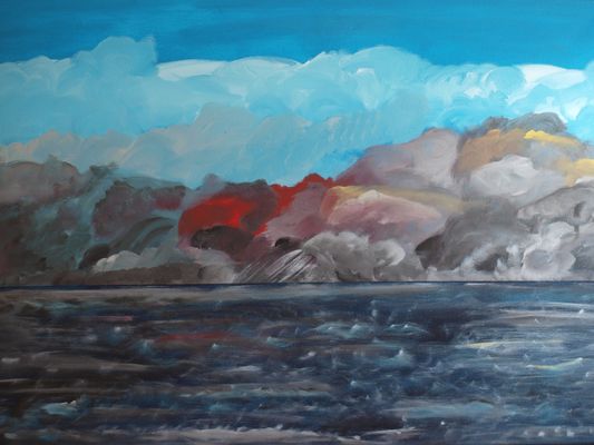 Gewitter über dem See