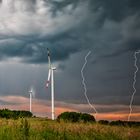 Gewitter über dem St. Wendeler Land.