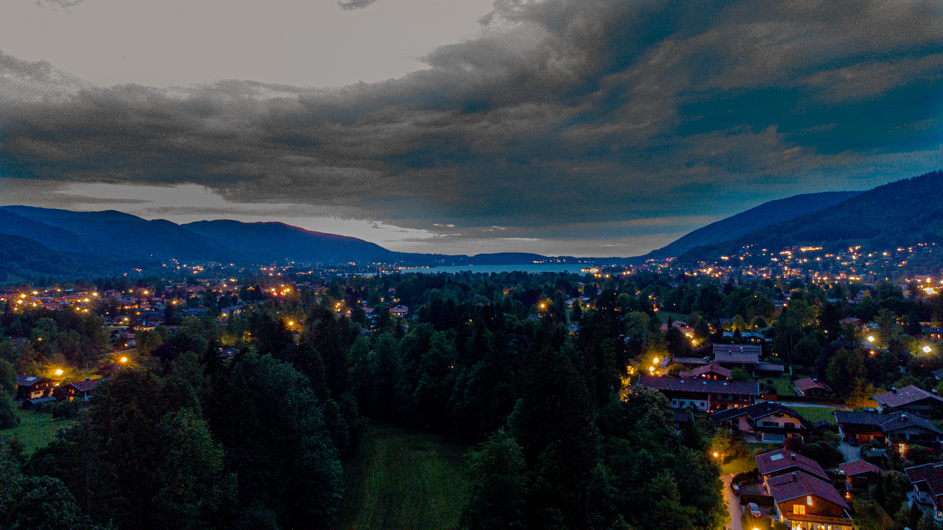 Gewitter über dem Tegernseer Tal