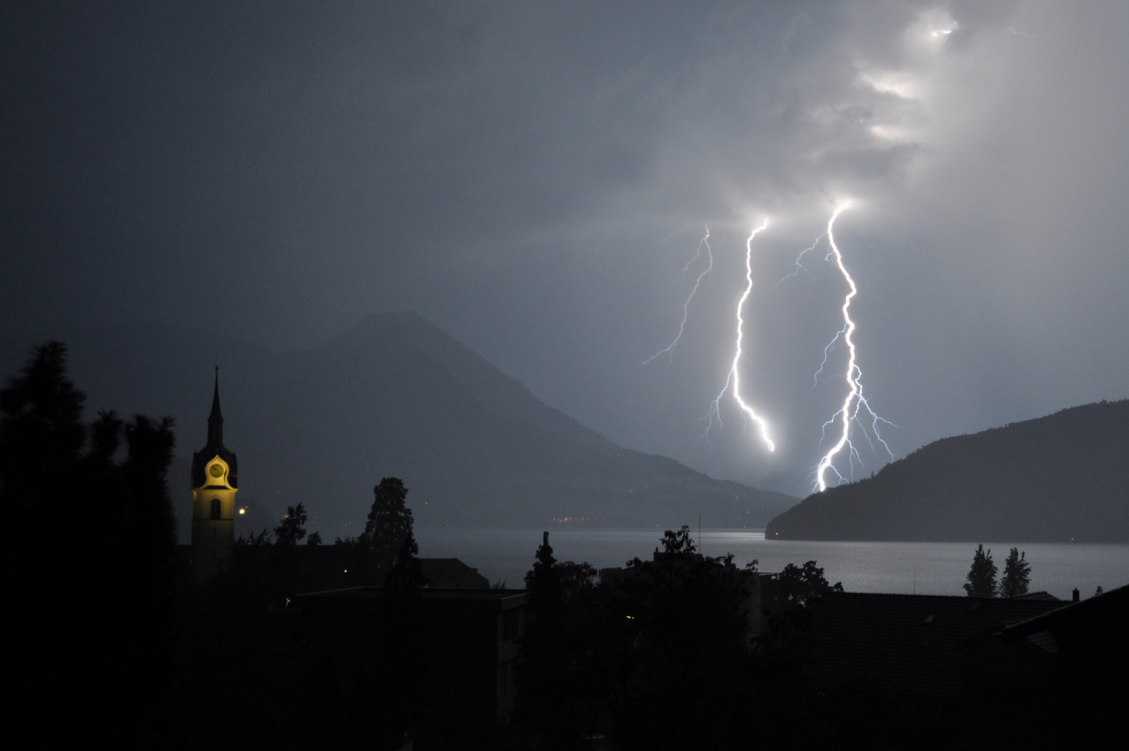 Gewitter über dem Vierwaldstättersee